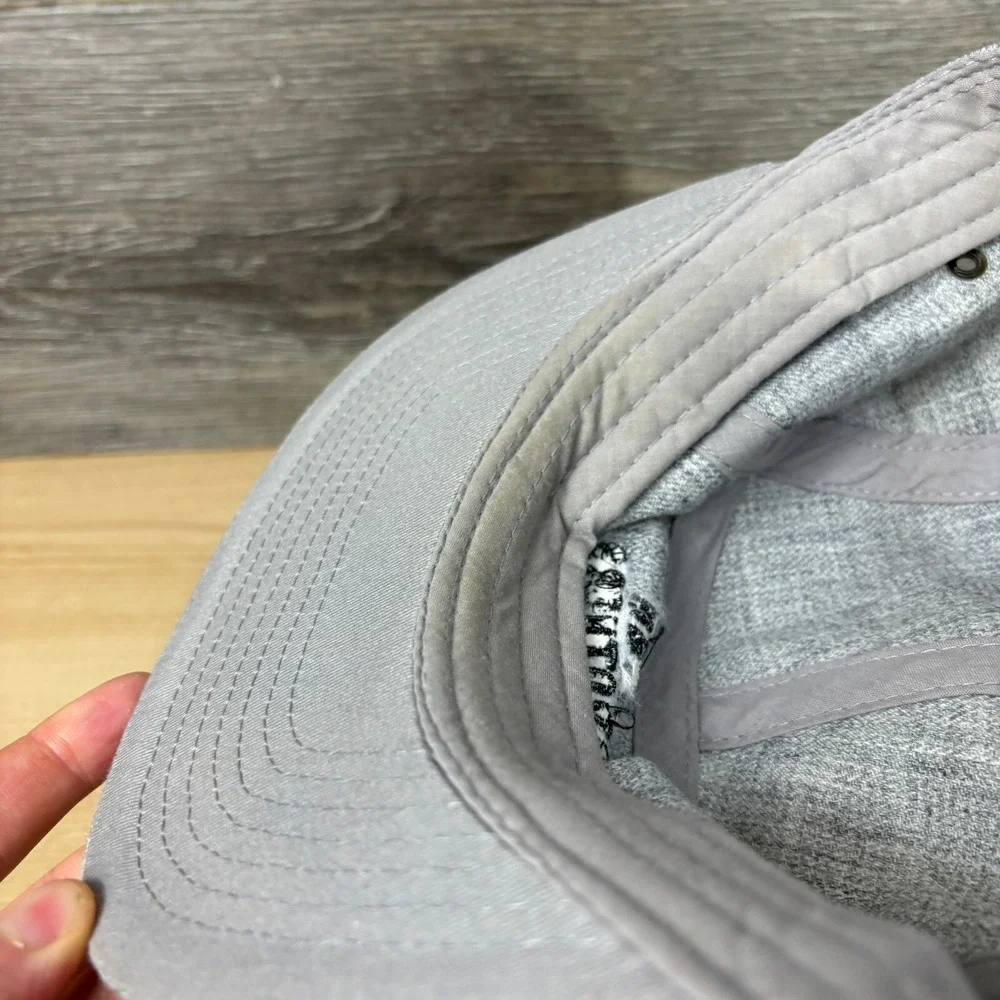 Dunn Brothers Hat Cap‎ Strap Back Gray Panel Coffee Bros Adjustable
